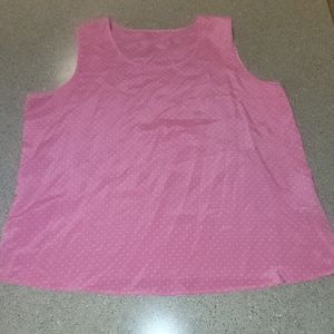 Pink Polka Dot tank top 18W/20W